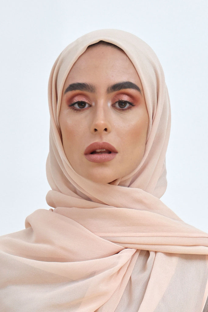 Everyday Chiffon Hijab - Buttercream