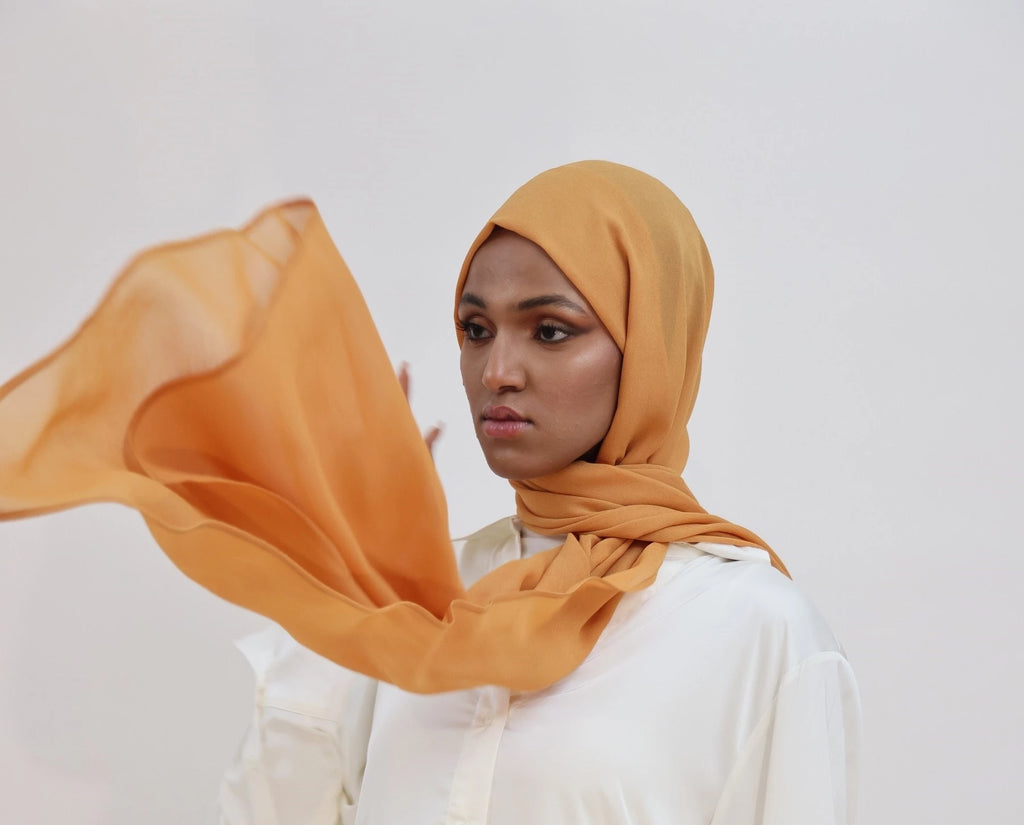 Shine the hijab Chiffon Solid Hijabs Collection