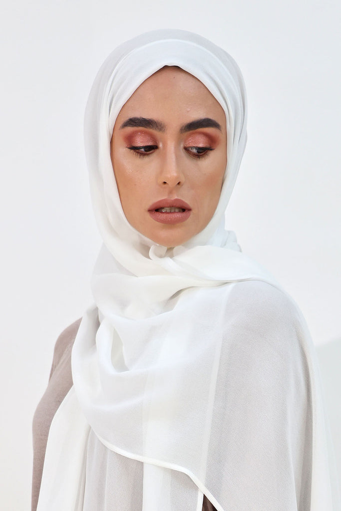 Everyday Chiffon Hijab - White