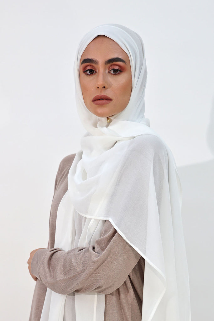 Everyday Chiffon Hijab - White