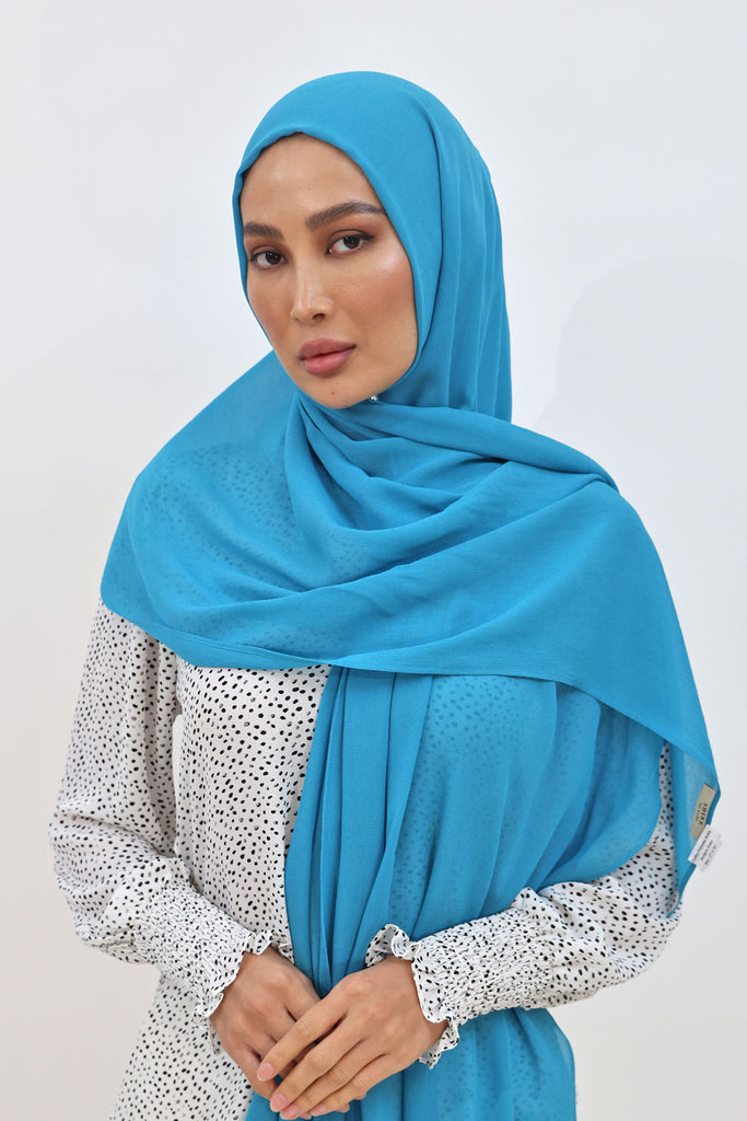 Everyday Chiffon Hijab - Verdigris Green