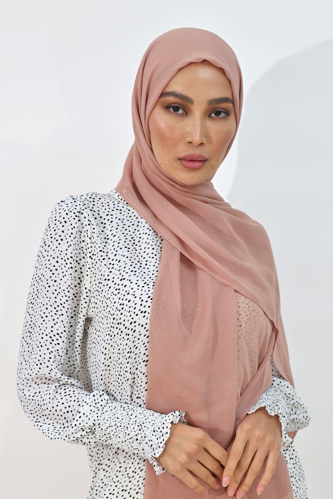 Everyday Chiffon Hijab - Terracotta