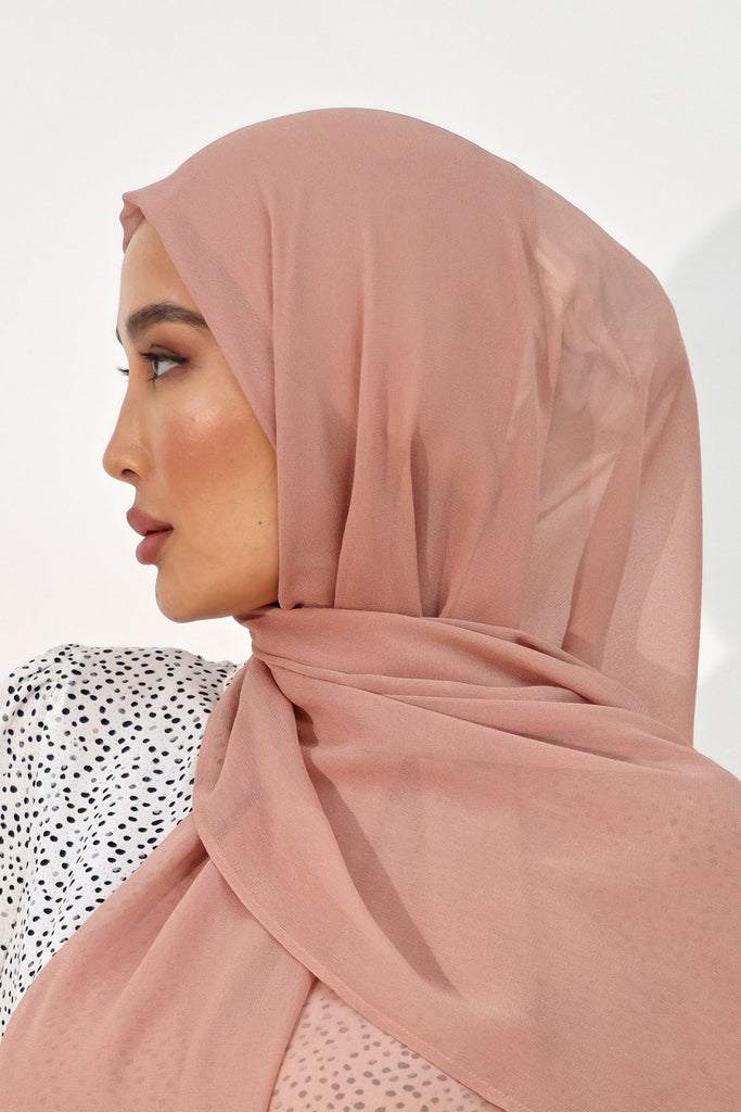 Everyday Chiffon Hijab - Terracotta