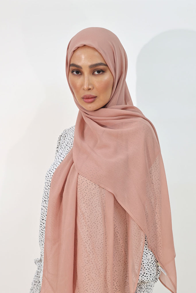 Everyday Chiffon Hijab - Terracotta