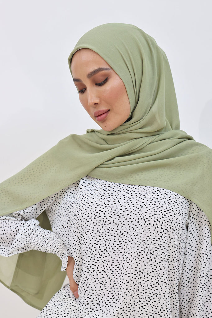 Everyday Chiffon Hijab - Sage