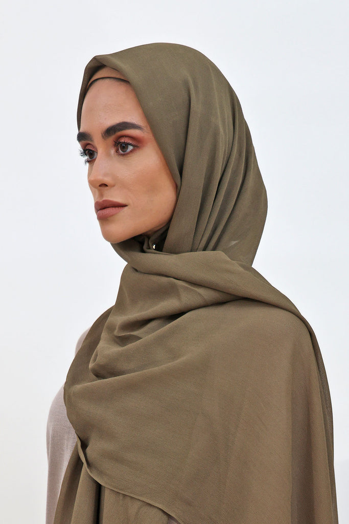 Everyday Chiffon Hijab - Olive