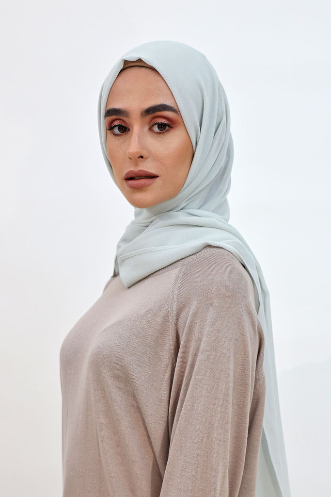 Everyday Chiffon Hijab - Light Ash