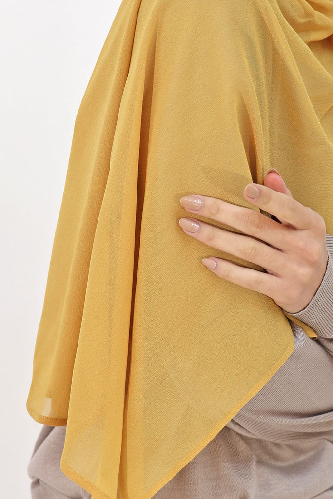 Everyday Chiffon Hijab - Honeycomb