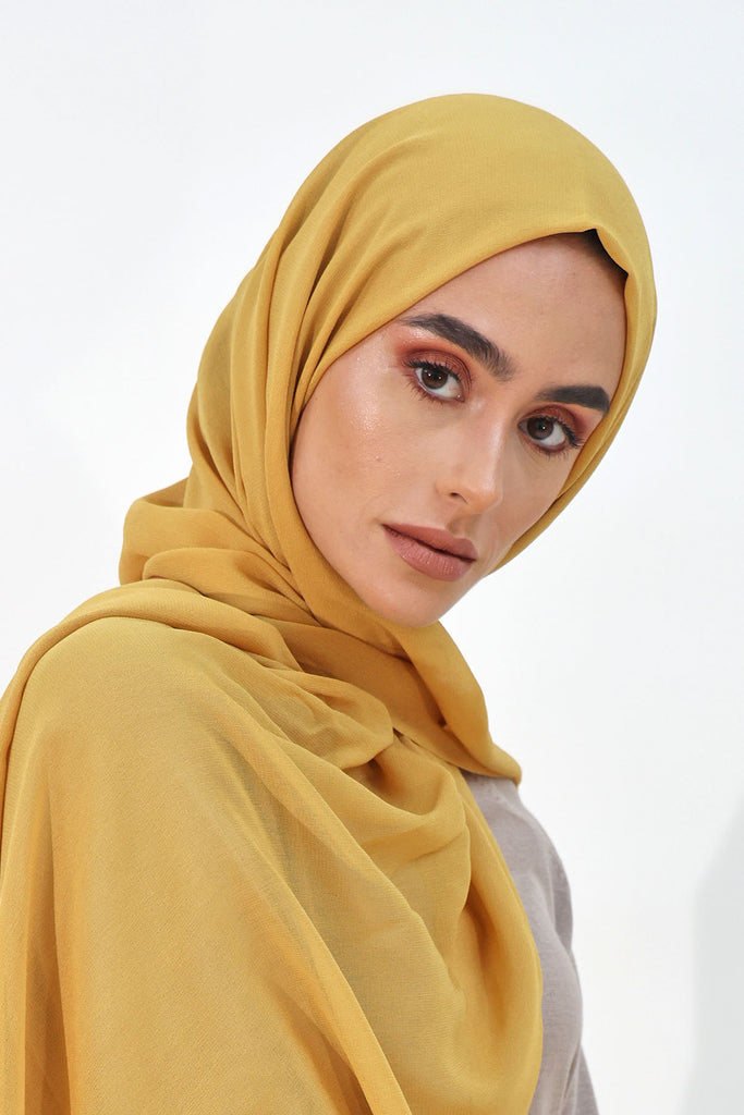 Everyday Chiffon Hijab - Honeycomb