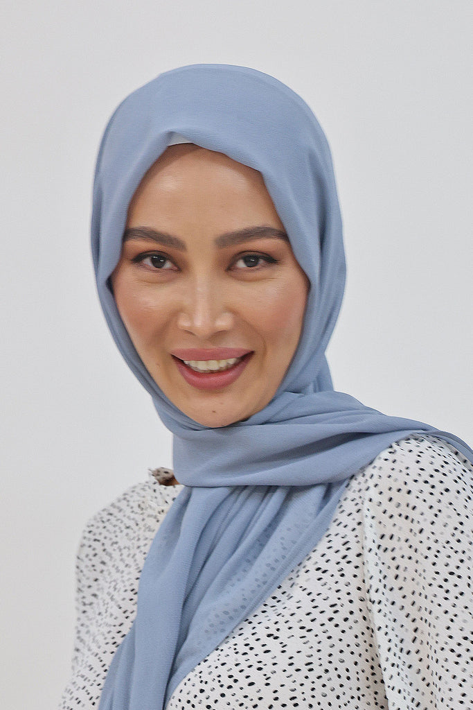 Everyday Chiffon Hijab - Gray