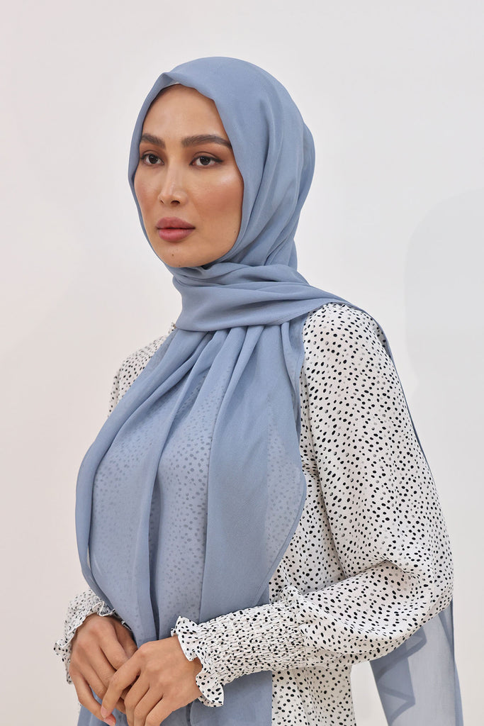 Everyday Chiffon Hijab - Gray