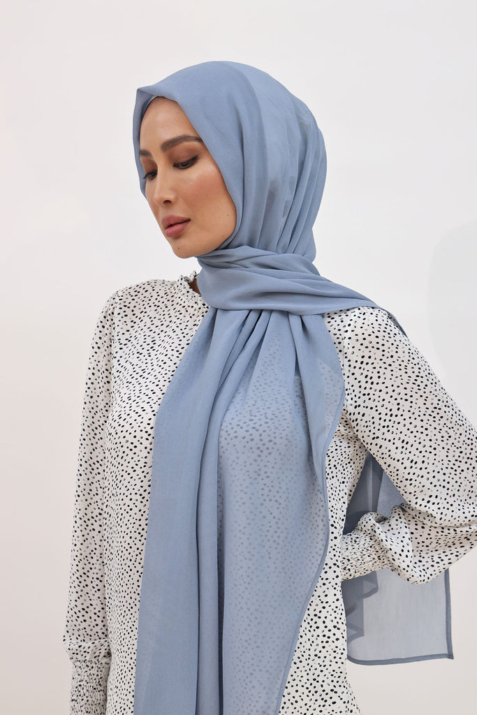 Everyday Chiffon Hijab - Gray