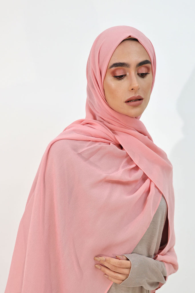 Everyday Chiffon Hijab - Dusty Rose