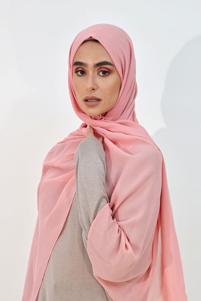 Everyday Chiffon Hijab - Dusty Rose
