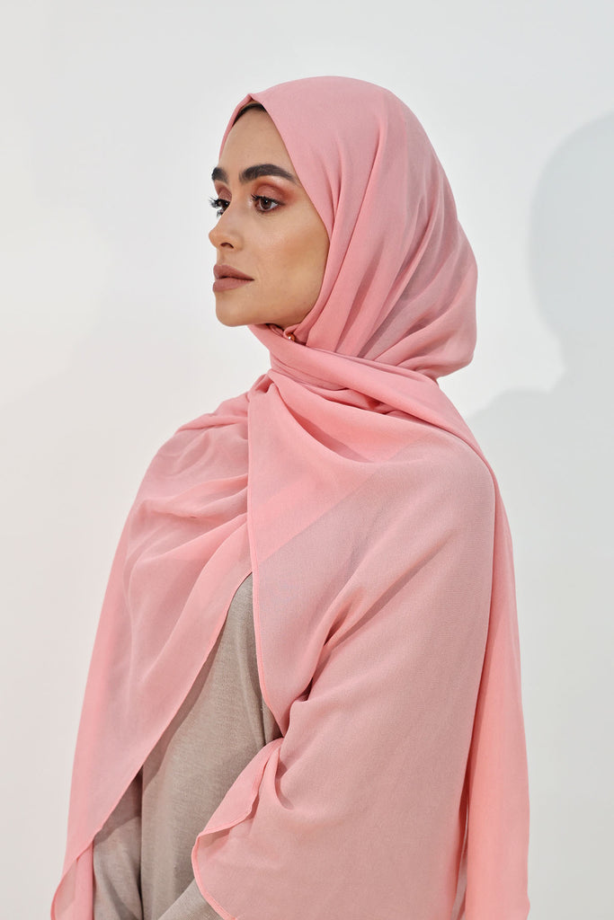 Everyday Chiffon Hijab - Dusty Rose
