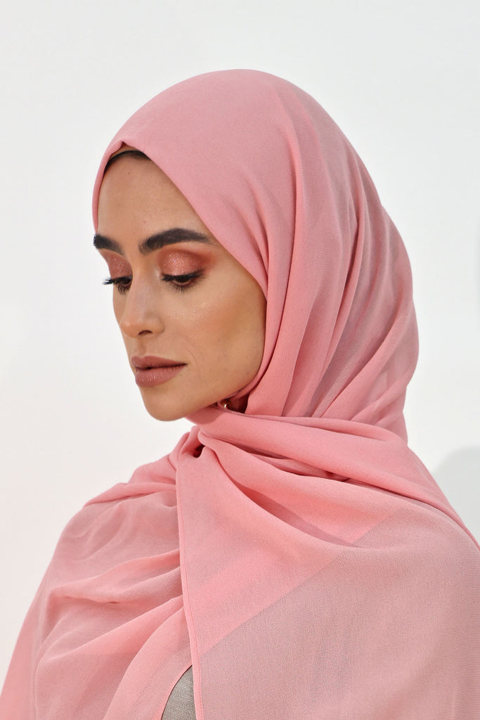 Everyday Chiffon Hijab - Dusty Rose
