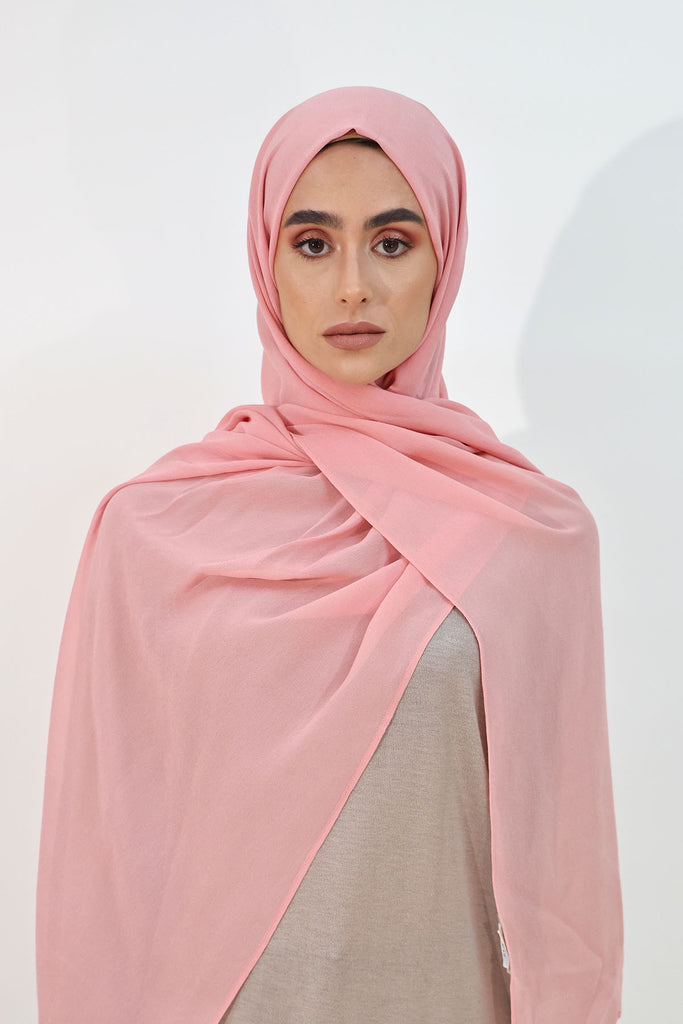 Everyday Chiffon Hijab - Dusty Rose