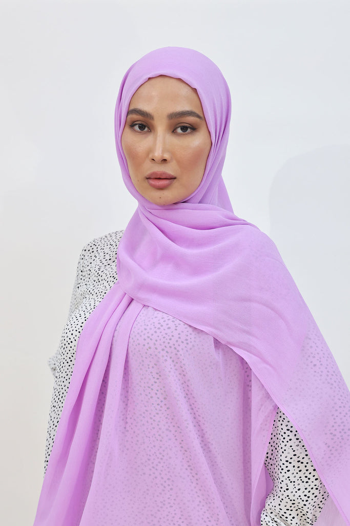 Everyday Chiffon Hijab - Digital Lavender