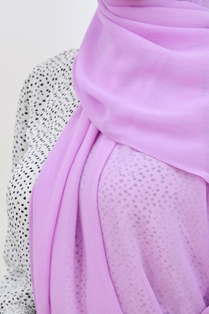 Everyday Chiffon Hijab - Digital Lavender