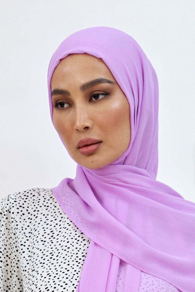 Everyday Chiffon Hijab - Digital Lavender
