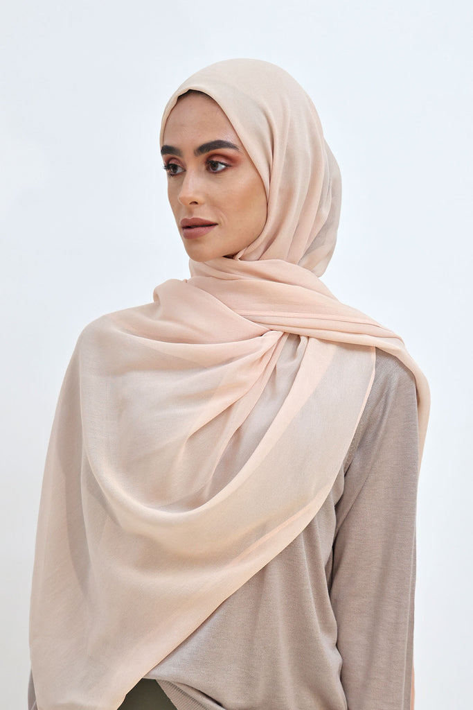 Everyday Chiffon Hijab - Buttercream