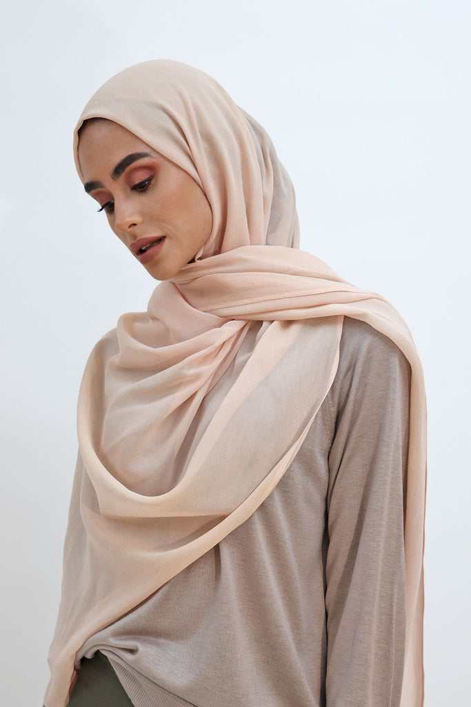 Everyday Chiffon Hijab - Buttercream