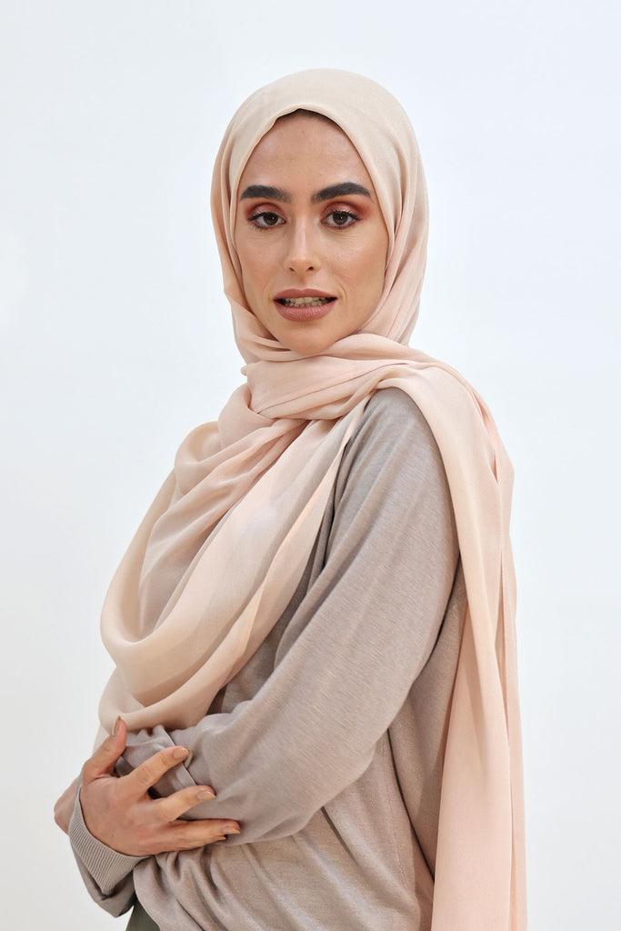Everyday Chiffon Hijab - Buttercream