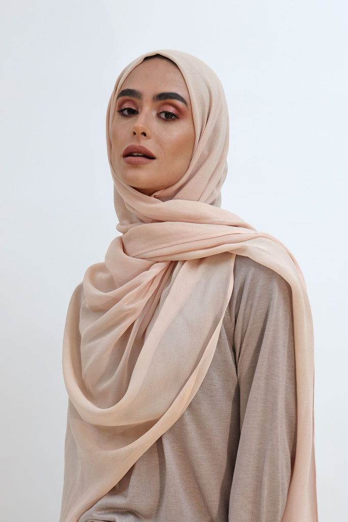 Everyday Chiffon Hijab - Buttercream