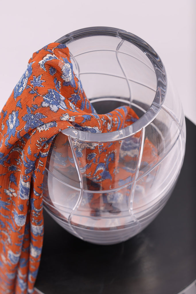 SHINE THE HIJAB Squiggly Chiffon Prints, Calm and Clear