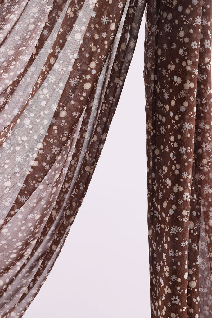 SHINE THE HIJAB Squiggly Chiffon Prints, Sky Glow