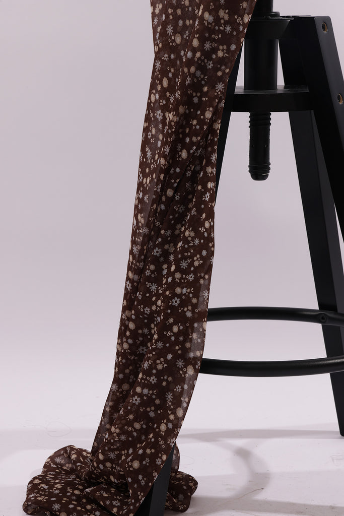 SHINE THE HIJAB Squiggly Chiffon Prints, Sky Glow