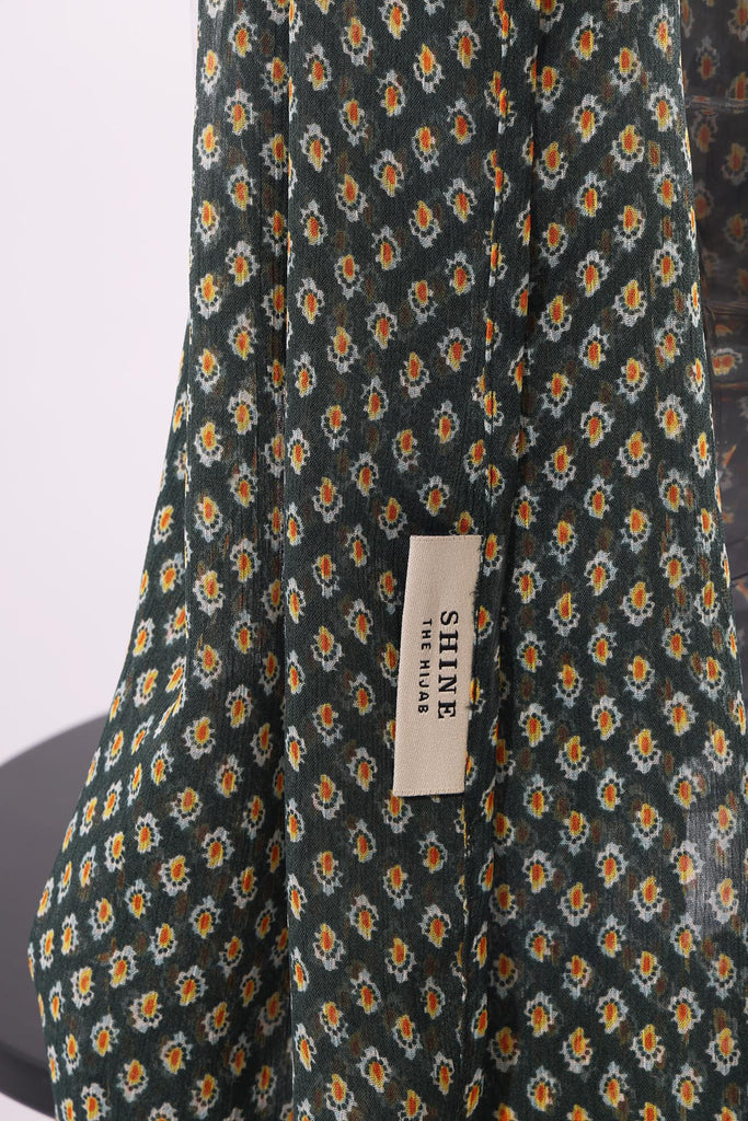 SHINE THE HIJAB Squiggly Chiffon Prints, Wellbeing and Balance