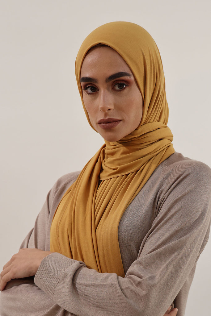 Premium Jersey Hijab - Honeycomb