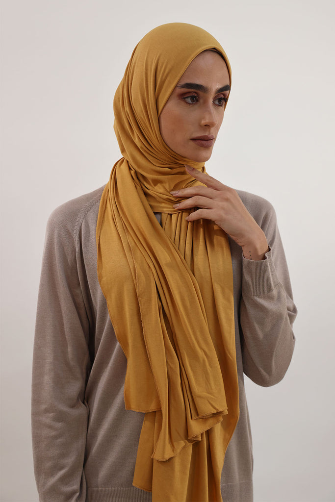 Premium Jersey Hijab - Honeycomb