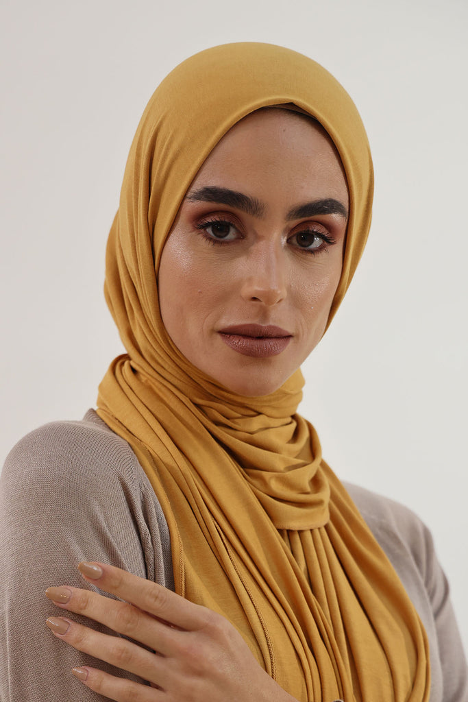 Premium Jersey Hijab - Honeycomb