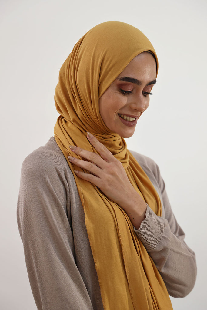 Premium Jersey Hijab - Honeycomb