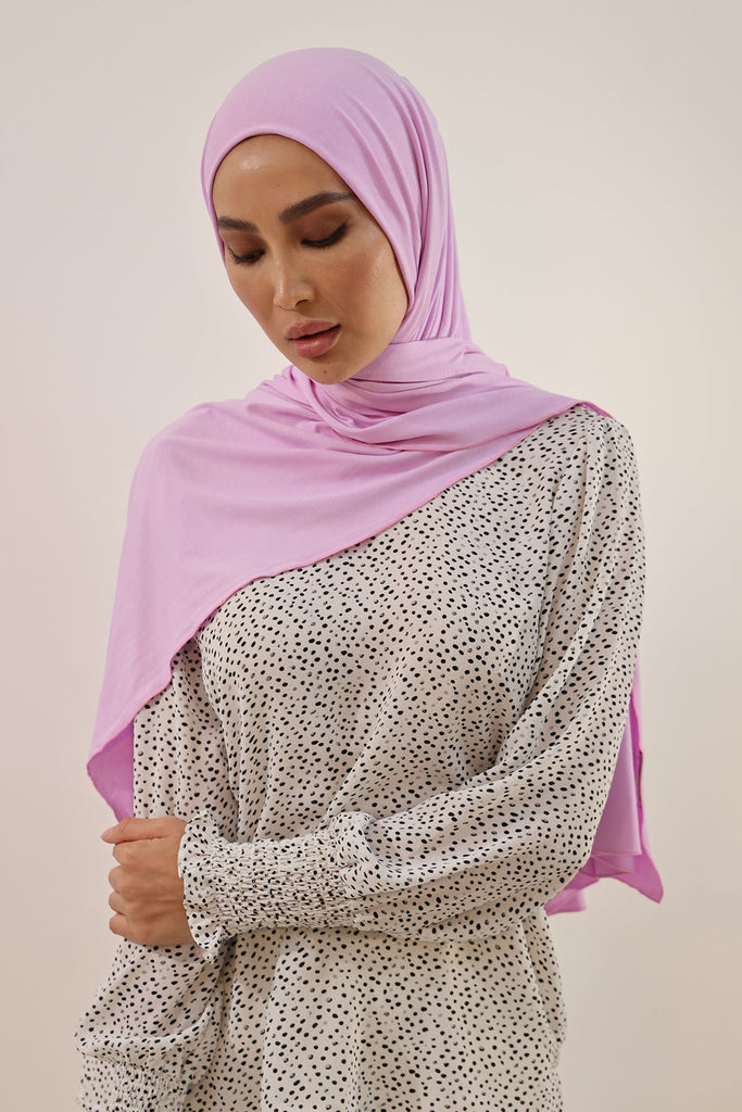 Premium Jersey Hijab - Digital Lavender