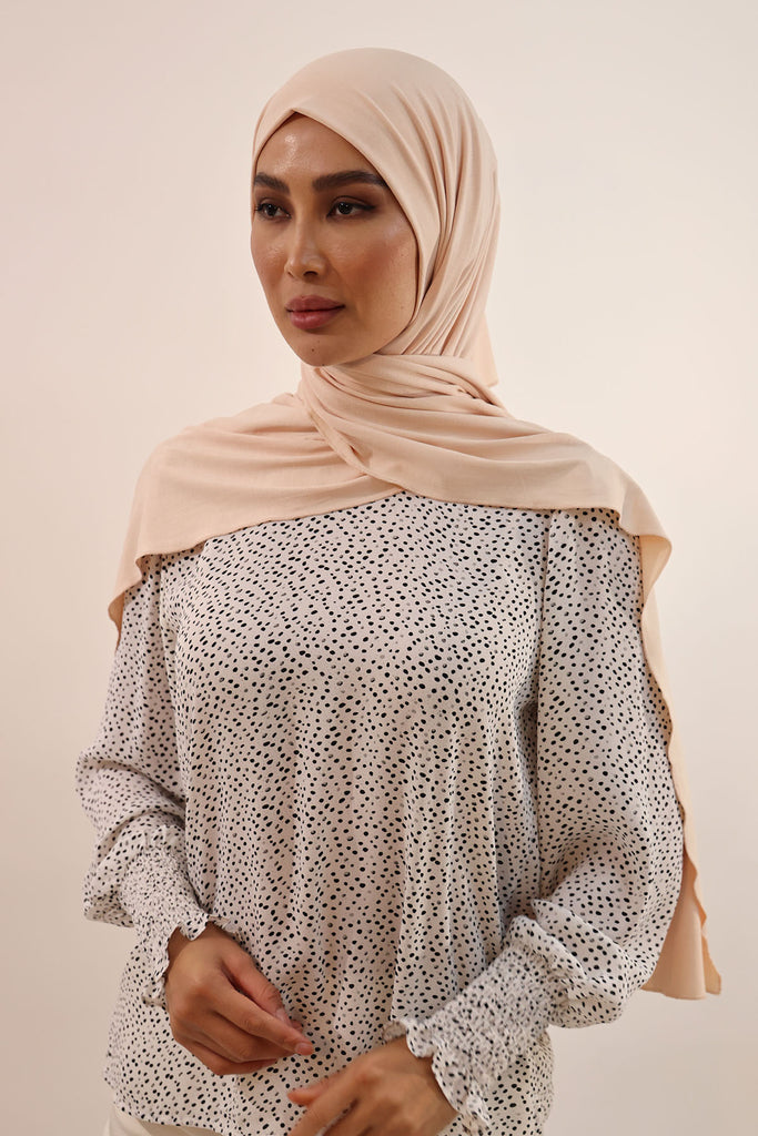 Premium Jersey Hijab - Beige