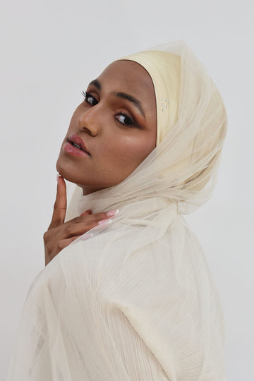 Shine The Hijab Products Simply Golden Set for Bridal and Occasions.