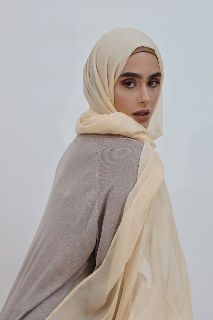 SHINE THE HIJAB Squiggly Chiffon Solid