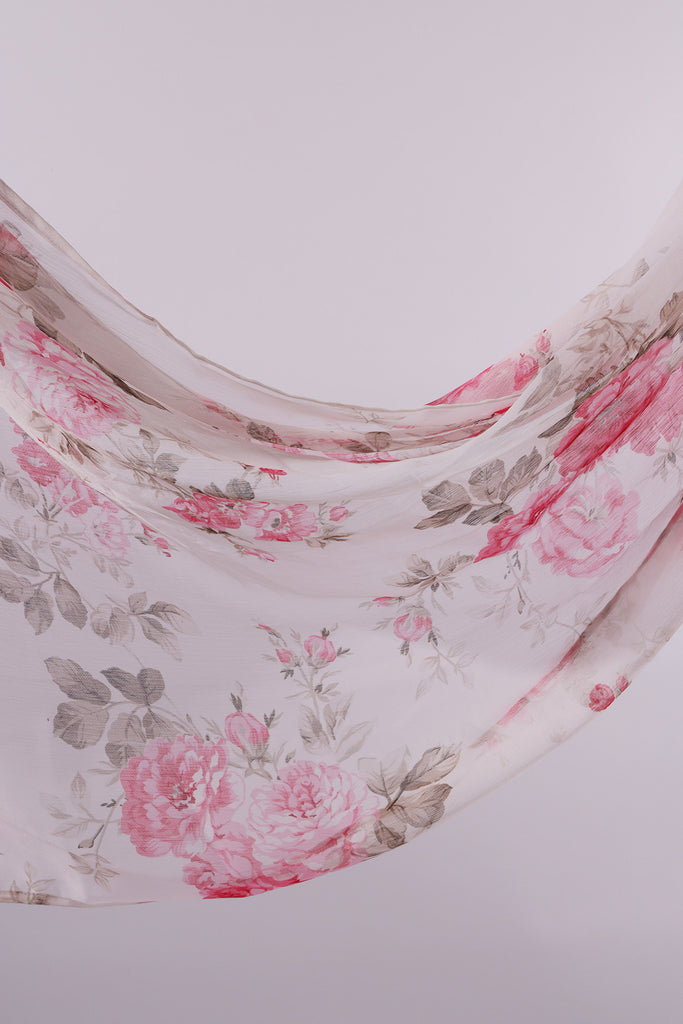 SHINE THE HIJAB Squiggly Chiffon Prints, Everyday Floral