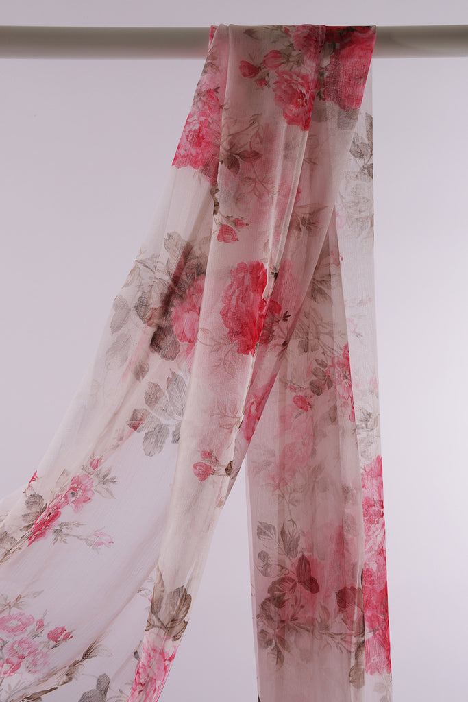 SHINE THE HIJAB Squiggly Chiffon Prints, Everyday Floral