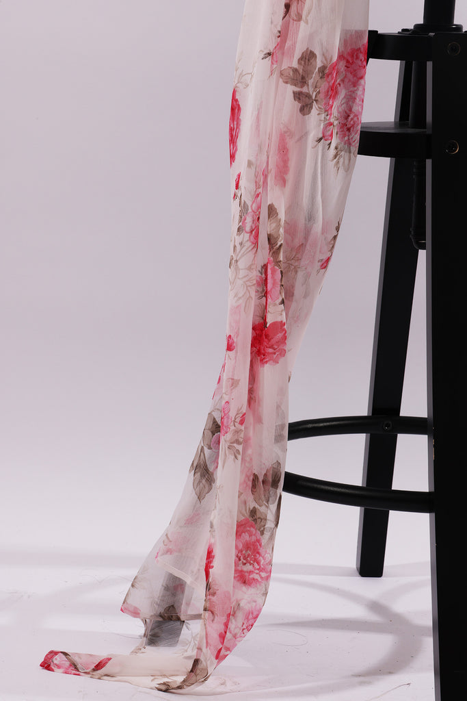 SHINE THE HIJAB Squiggly Chiffon Prints, Everyday Floral