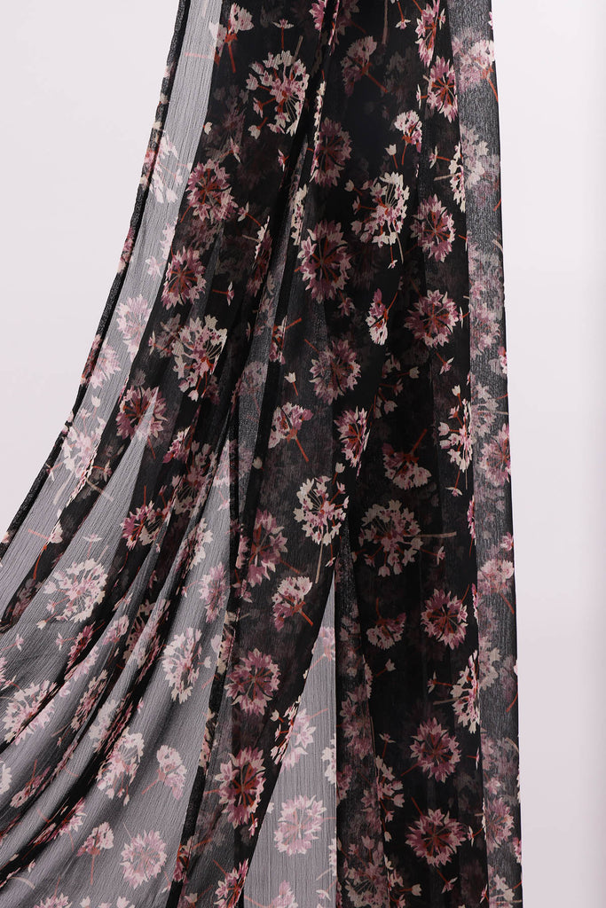 SHINE THE HIJAB Squiggly Chiffon Prints,  Flying Happiness