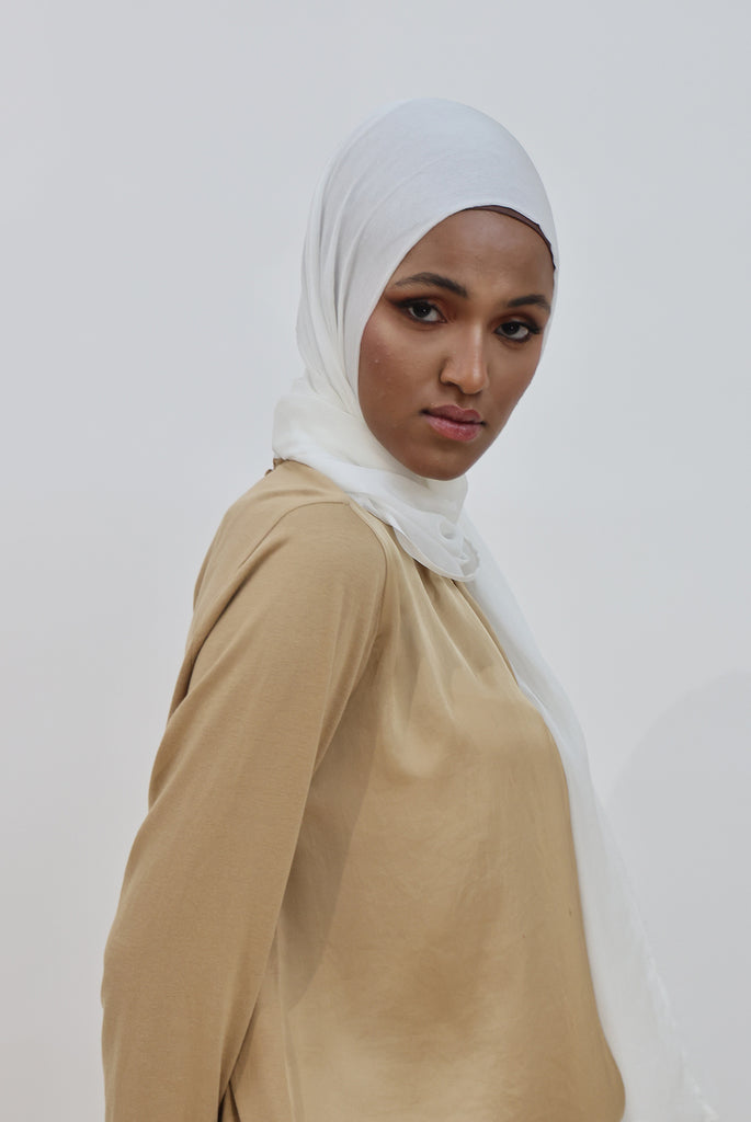 SHINE THE HIJAB Squiggly Chiffon Solid