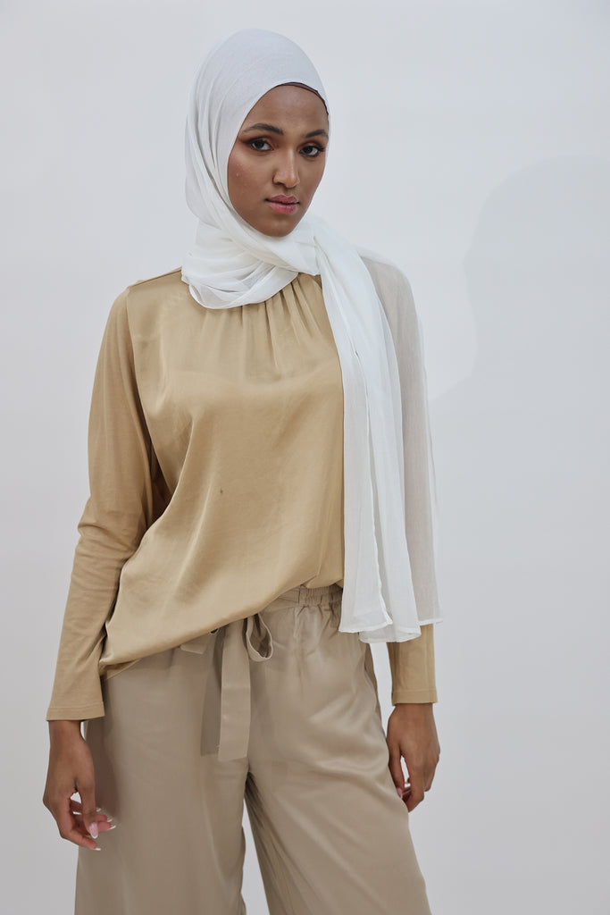 SHINE THE HIJAB Squiggly Chiffon Solid